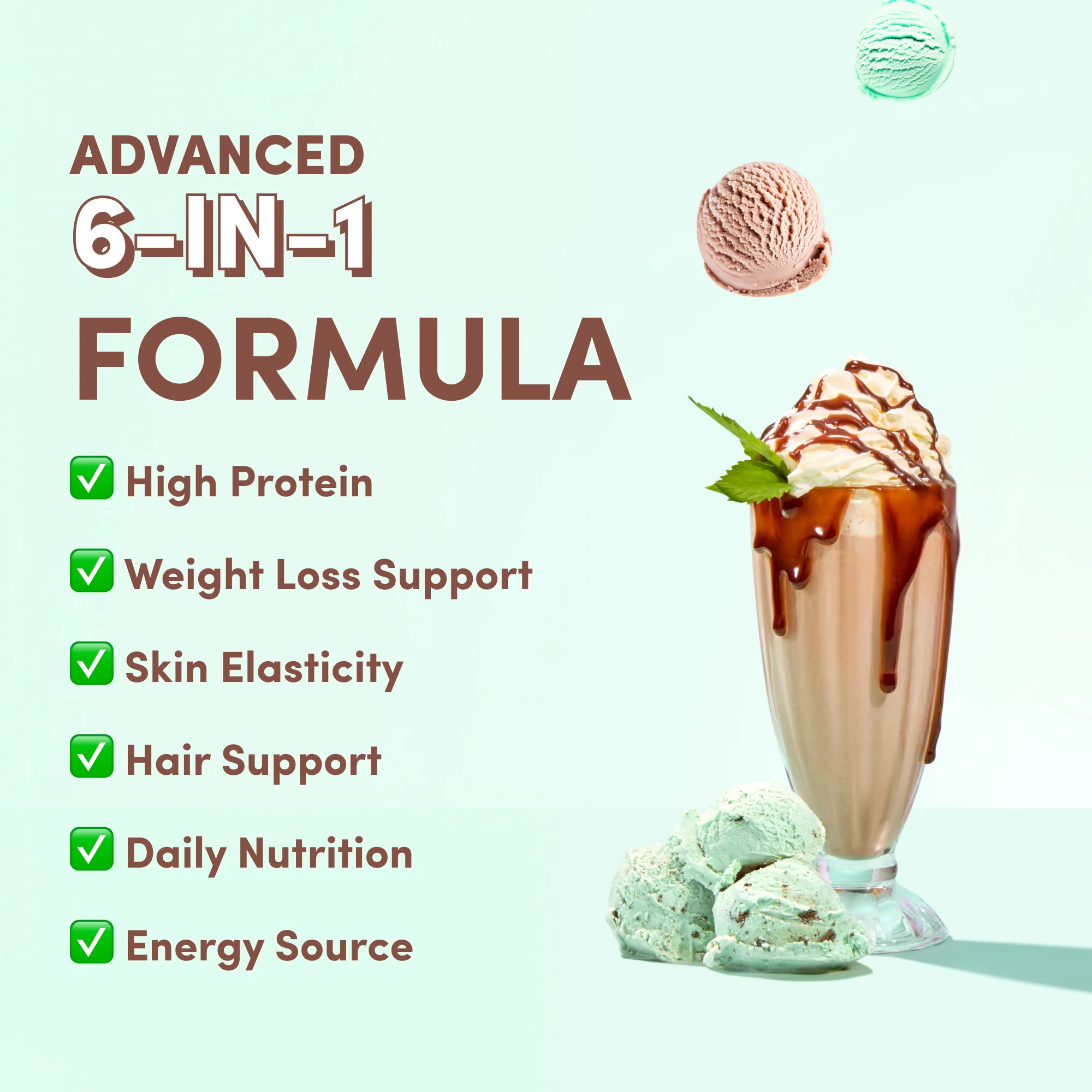 Choc-Mint Collagen Meal Replacement - 784g - Image 5