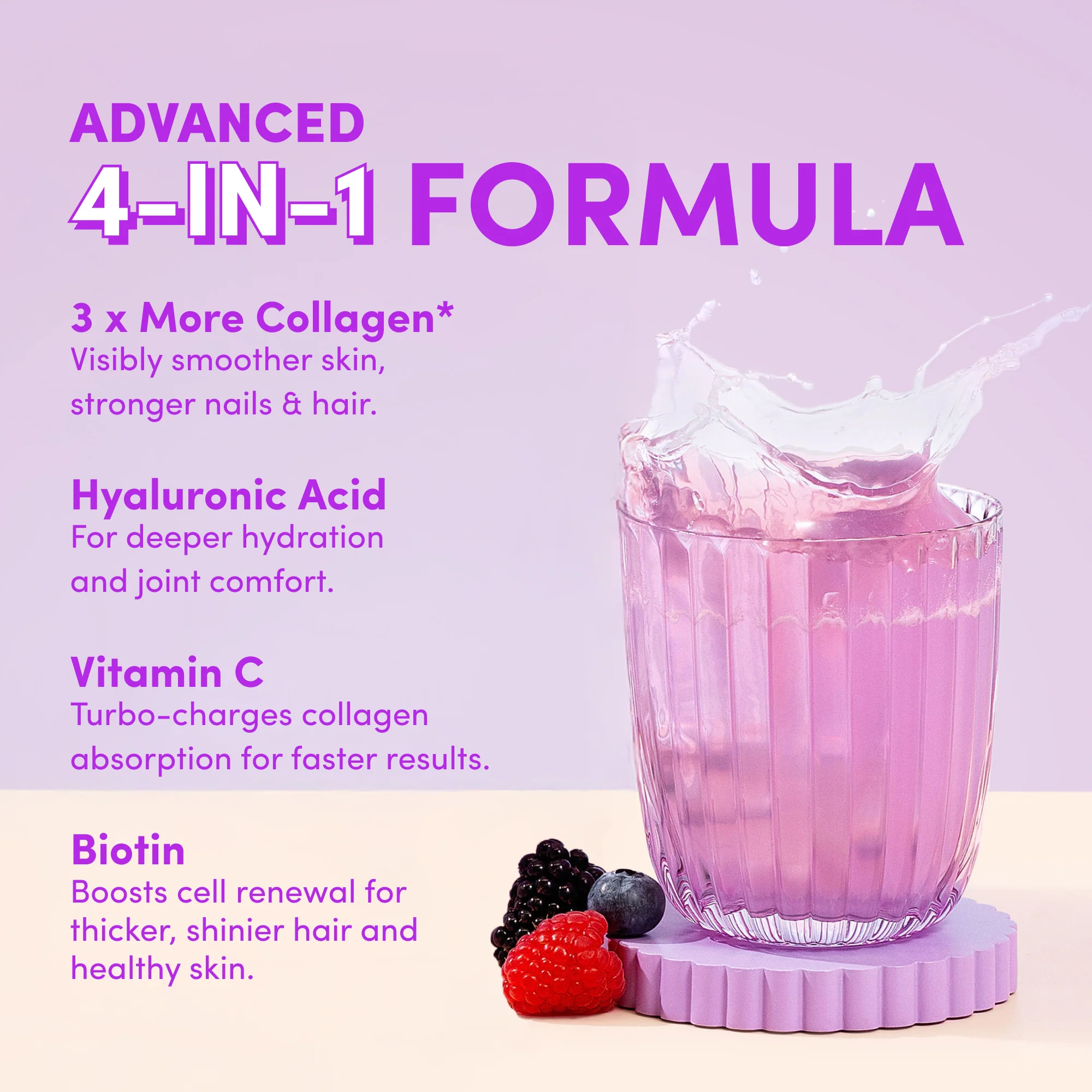 Mixed Berry Collagen Sachets - 280g - Image 5
