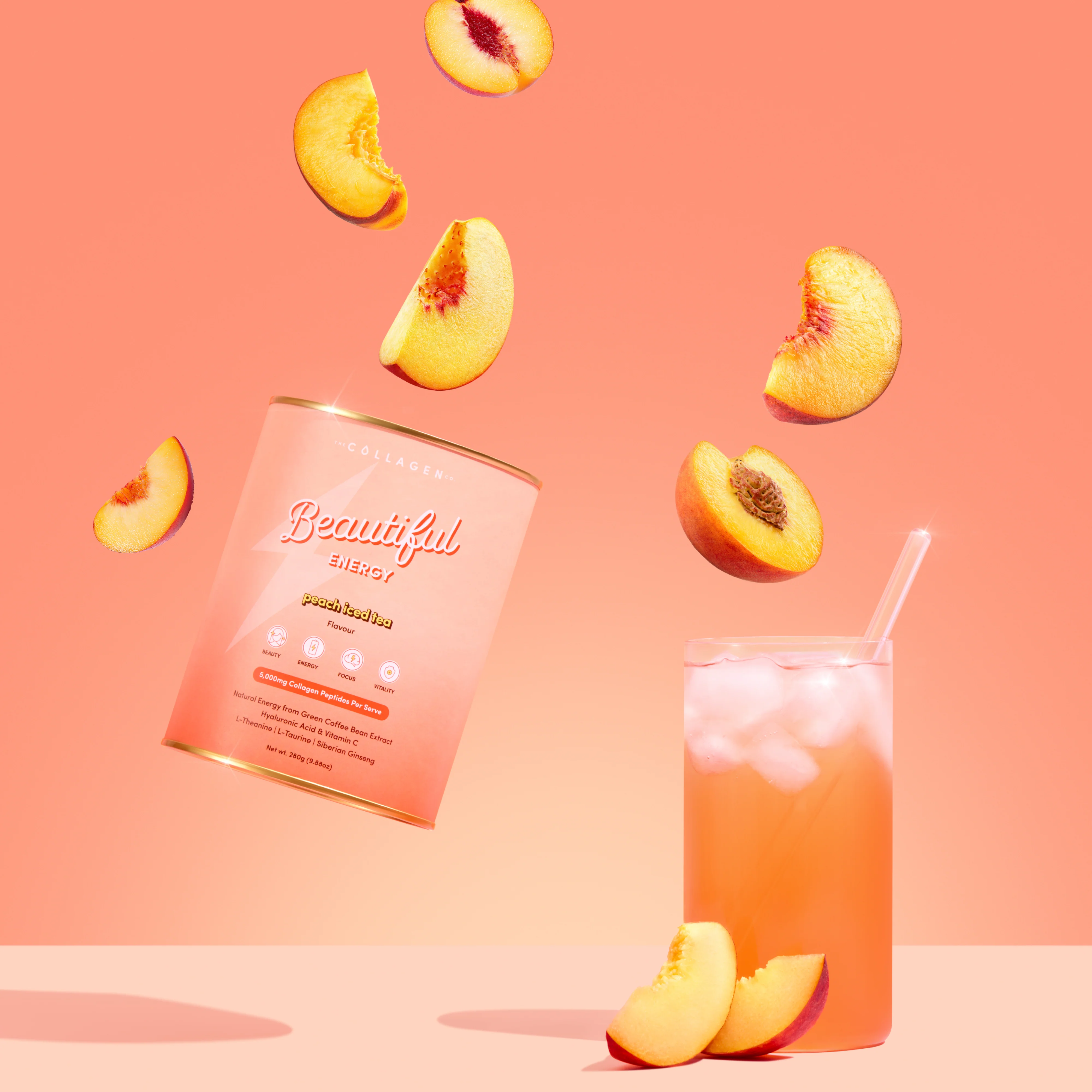 Peach Iced Tea Beautiful Energy - 280g - Image 2